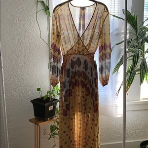 VICI- Long Sleeve Maxi Dress